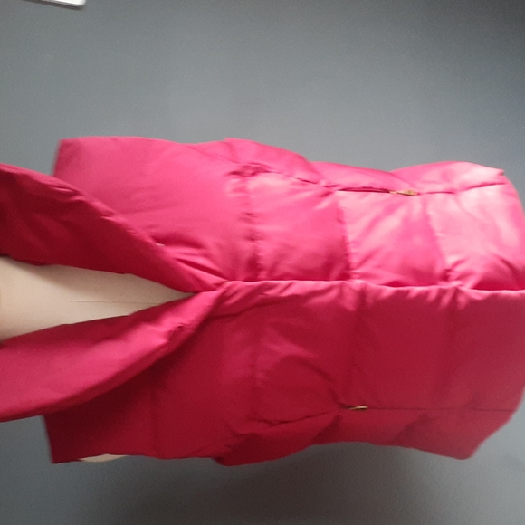 Lauren ralph Lauren burgundy women's puffer vest size large - Picture 8 of 15